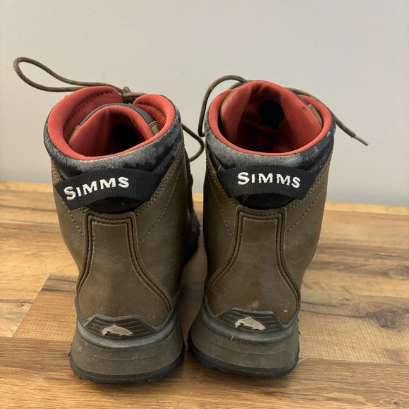Simms Freestone Wading Rubber Soles Cleats Fishing Boots Men’s - Picture 6 of 11